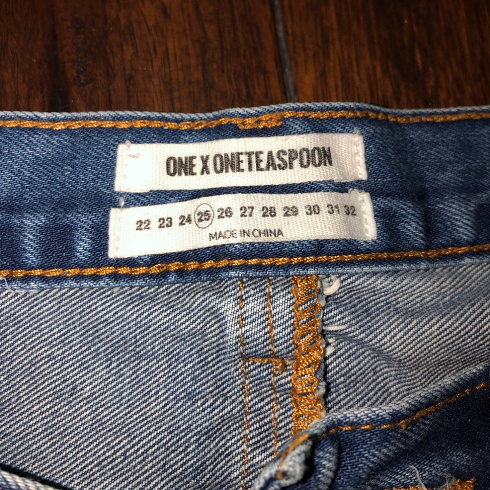 One Teaspoon Blue Resort Mini Skirt - Picture 2 of 4